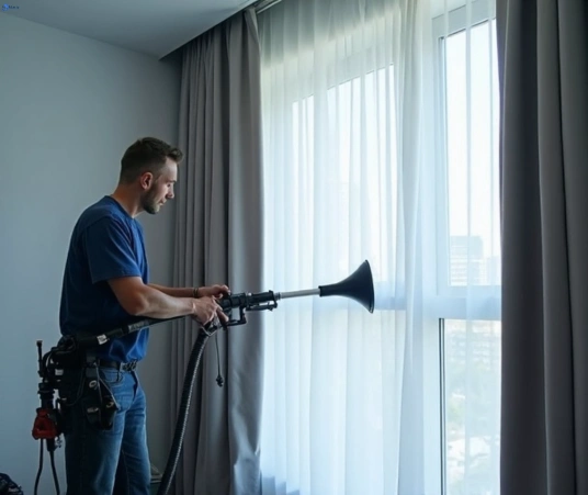 Professional commercial curtain cleaning process equipment Matty Curtain Cleaning campbellfield-vic